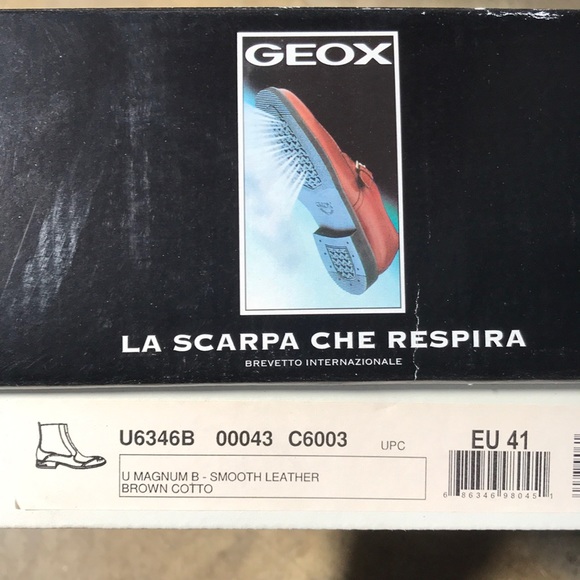 Geox Leather Boots 41 - Picture 6 of 7